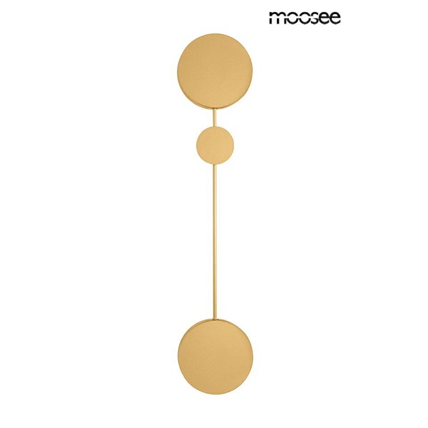 Lampa ścienna SHADOW 2 złota - Moosee